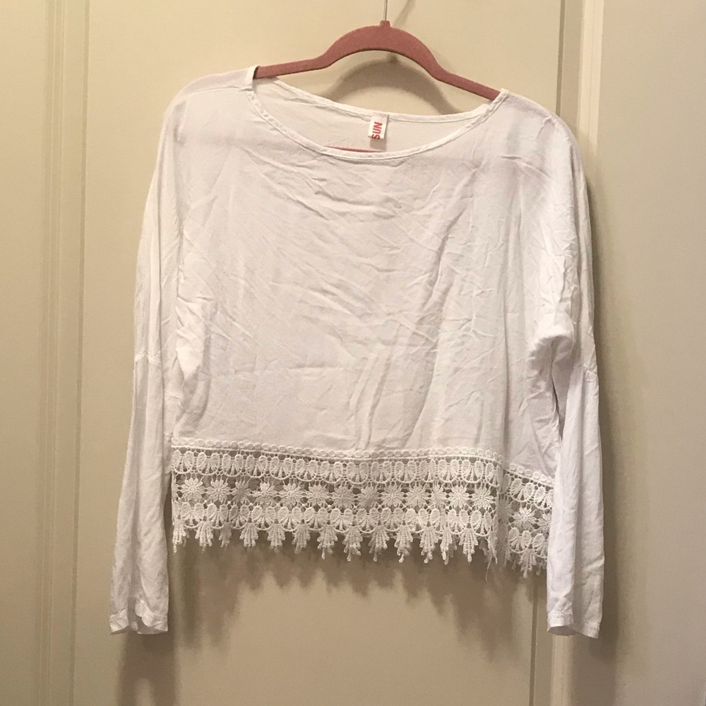 White long sleeve shirt
